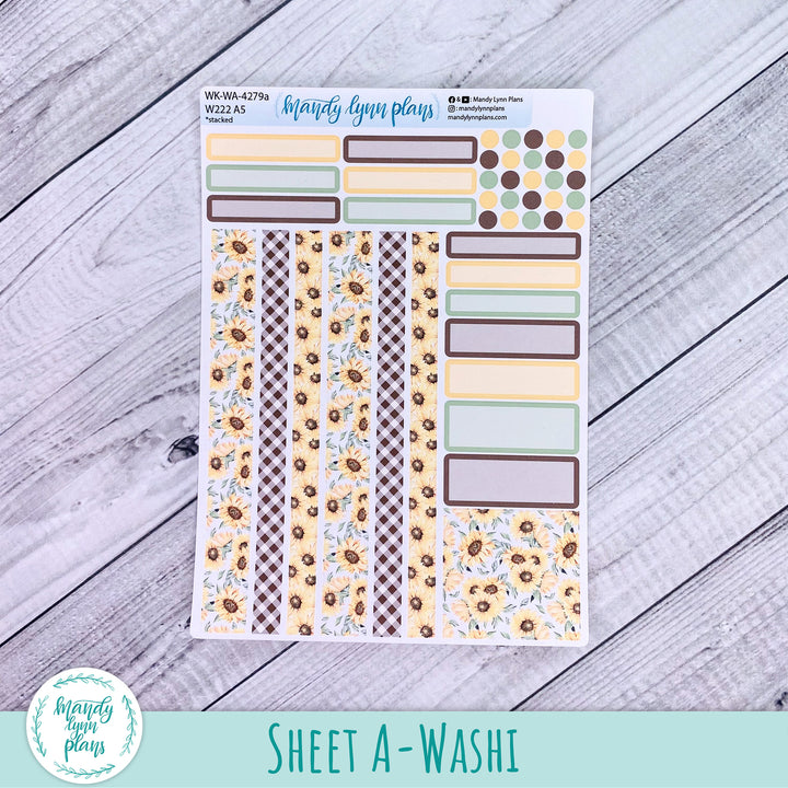 Wonderland 222 Weekly Kit || Sunflower Patch || 279