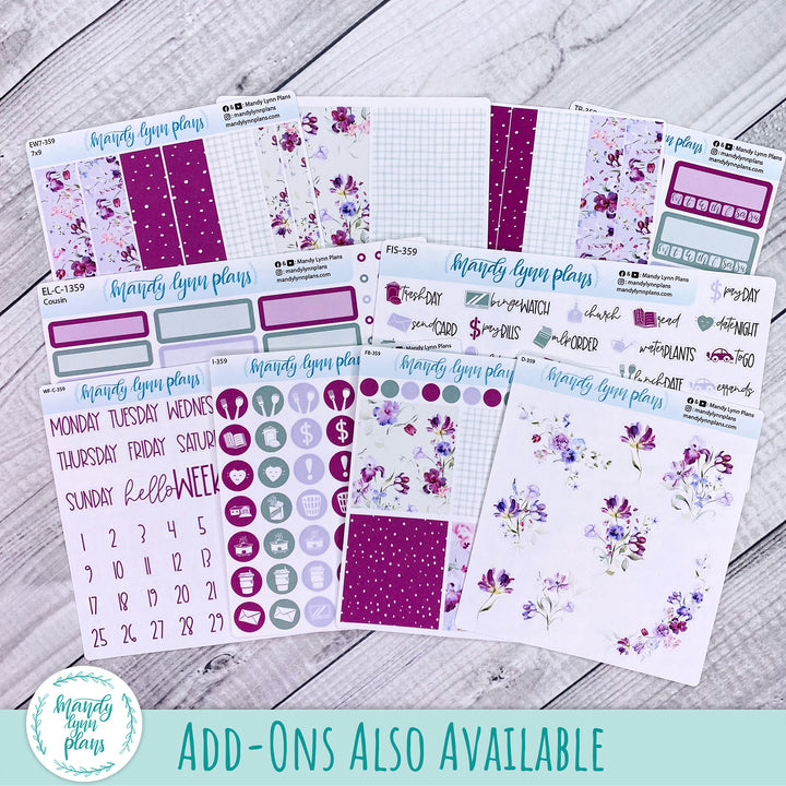 May 2026 or Any Month Monthly Kit || Wonderland 222 A5, B6, A6 || Ardent Botanicals || 359