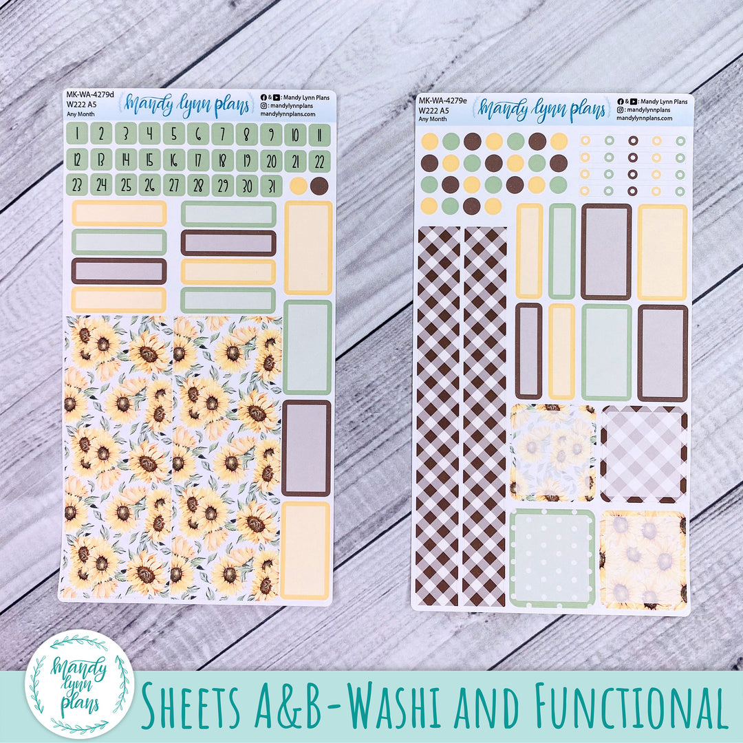 Any Month Wonderland 222 Monthly Kit || Sunflower Patch || 279