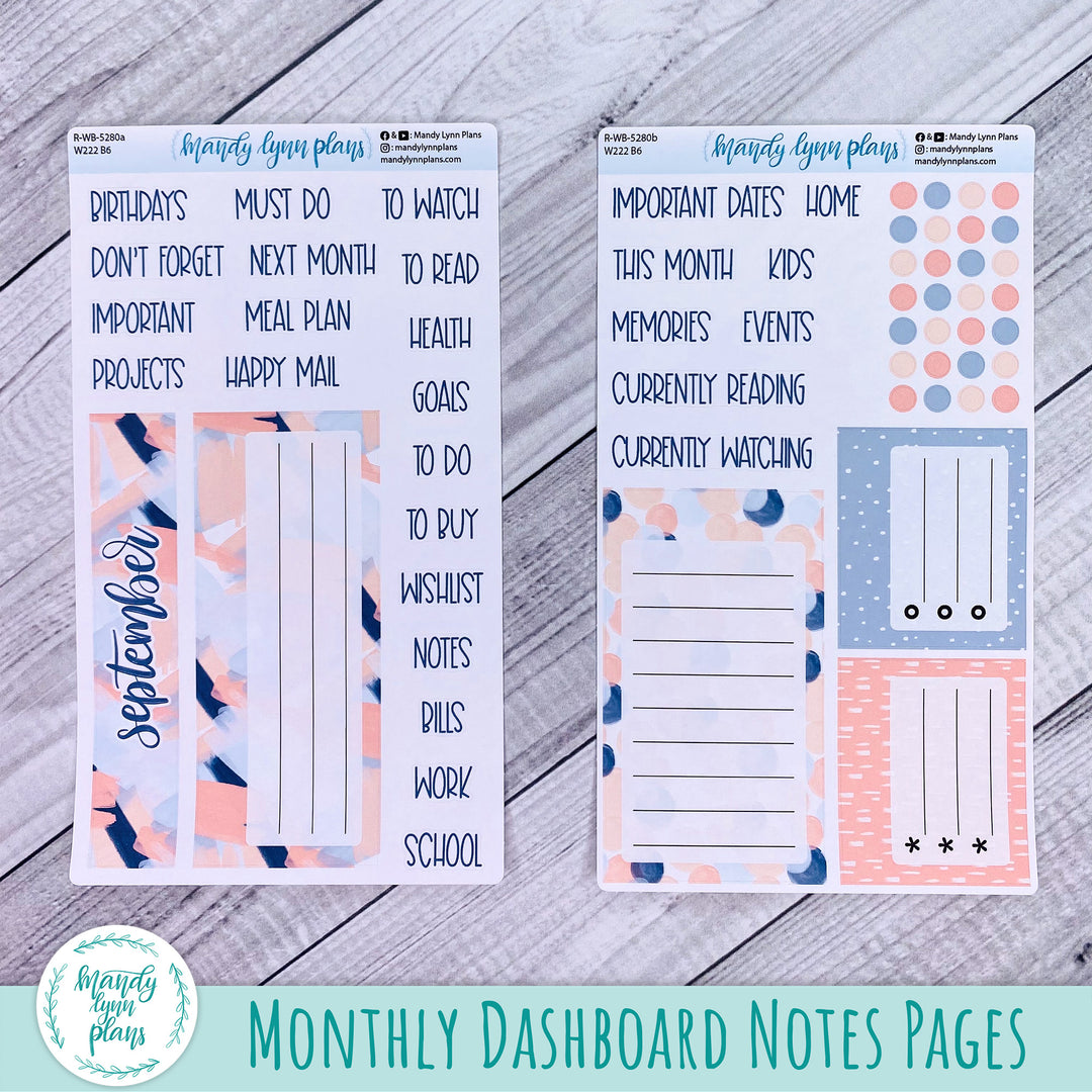 2024  September Wonderland 222 Dashboard || Navy Blush || 280