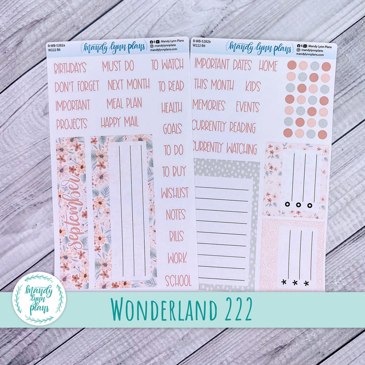 2024  September Wonderland 222 Dashboard || Misty Rose Floral || 282