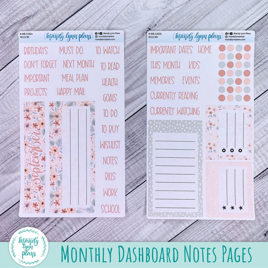 2024  September Wonderland 222 Dashboard || Misty Rose Floral || 282