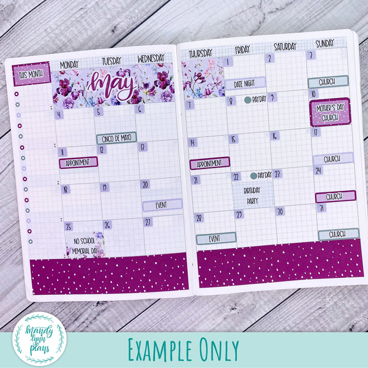 May 2026 or Any Month Monthly Kit || Sterling Ink A5, A5 Slim, B6, B6 Slim, N1, N2 Common Planner || Positivi-tea || 360