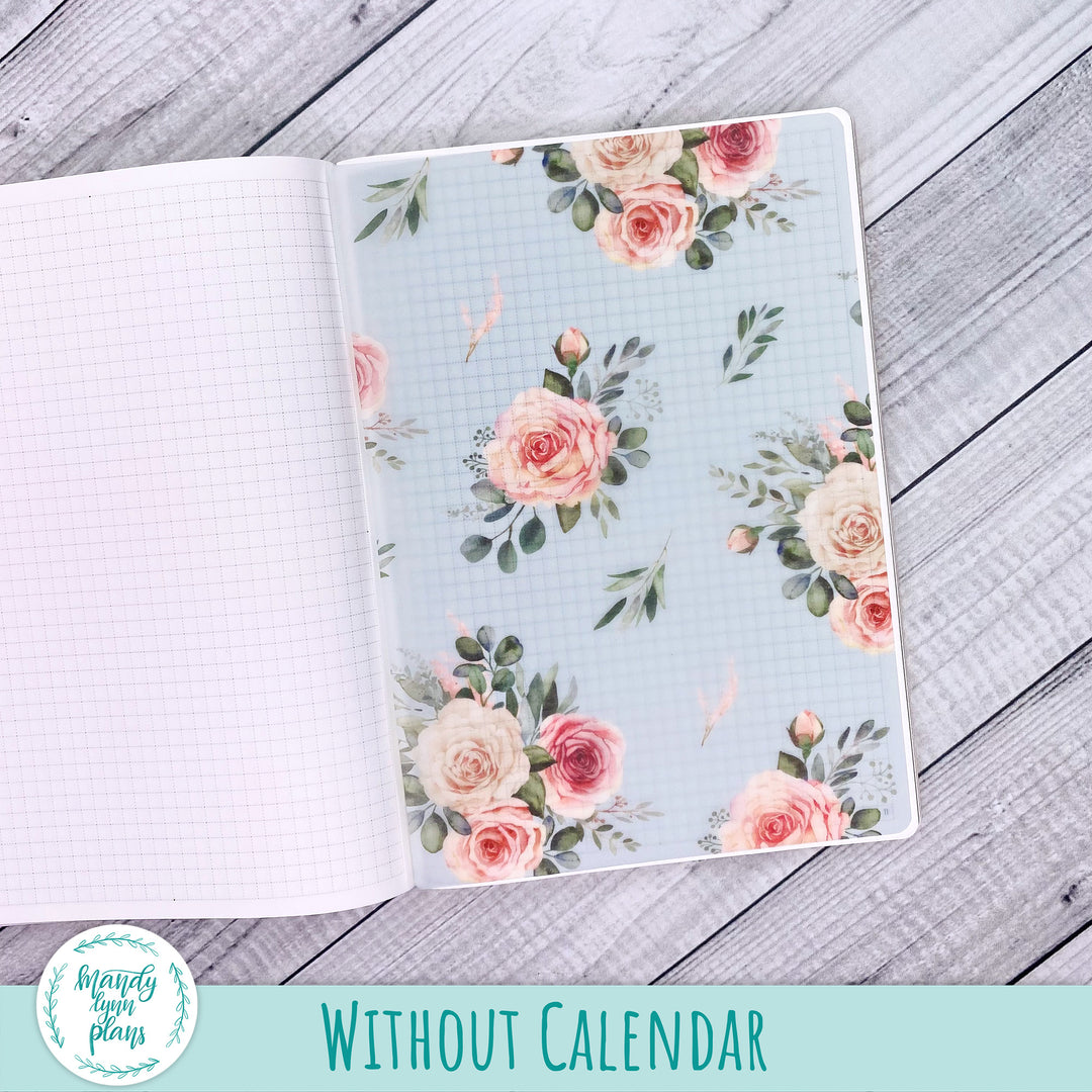 Pink Rosettes Vellum || 362