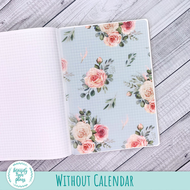 Pink Rosettes Vellum || 362