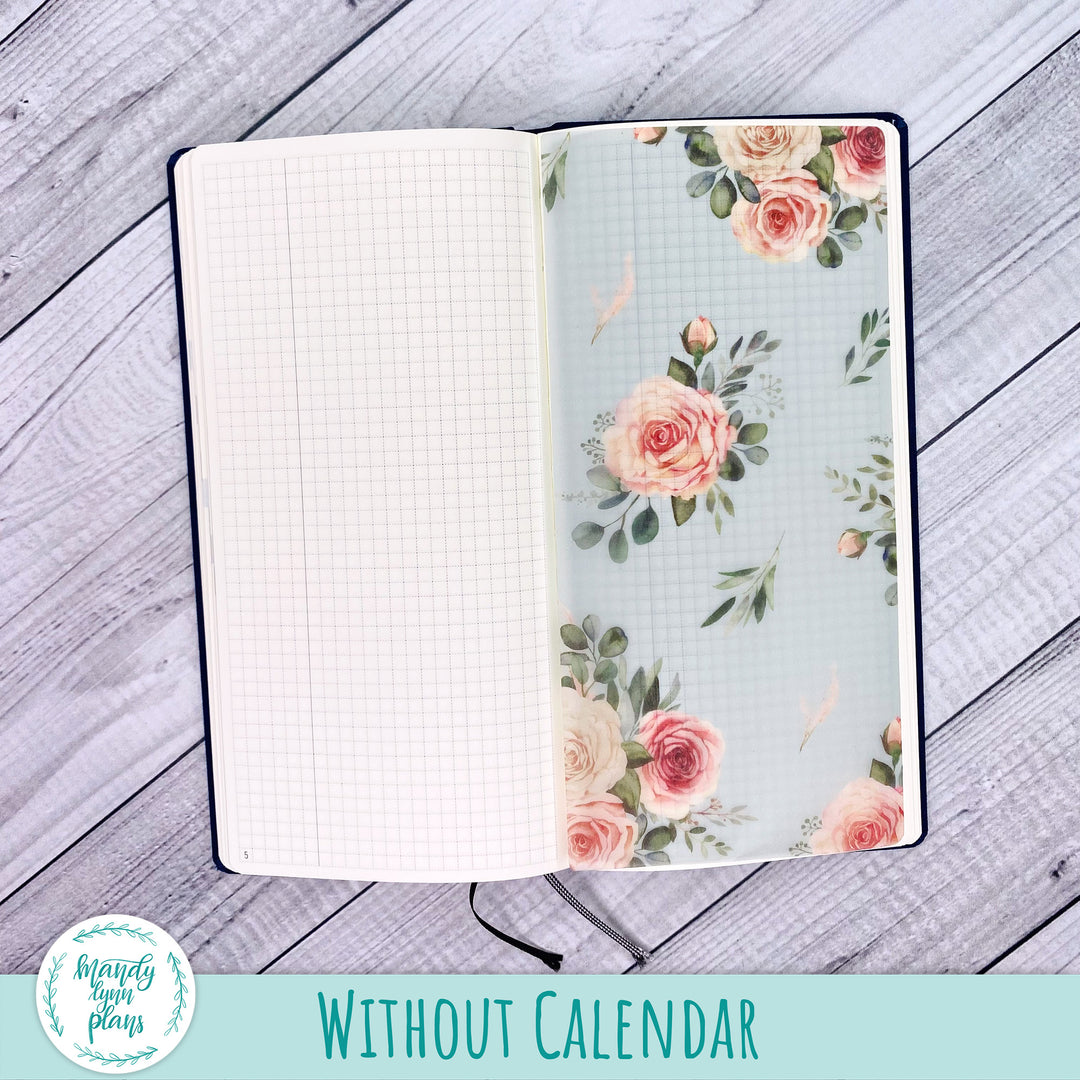 Pink Rosettes Vellum || 362