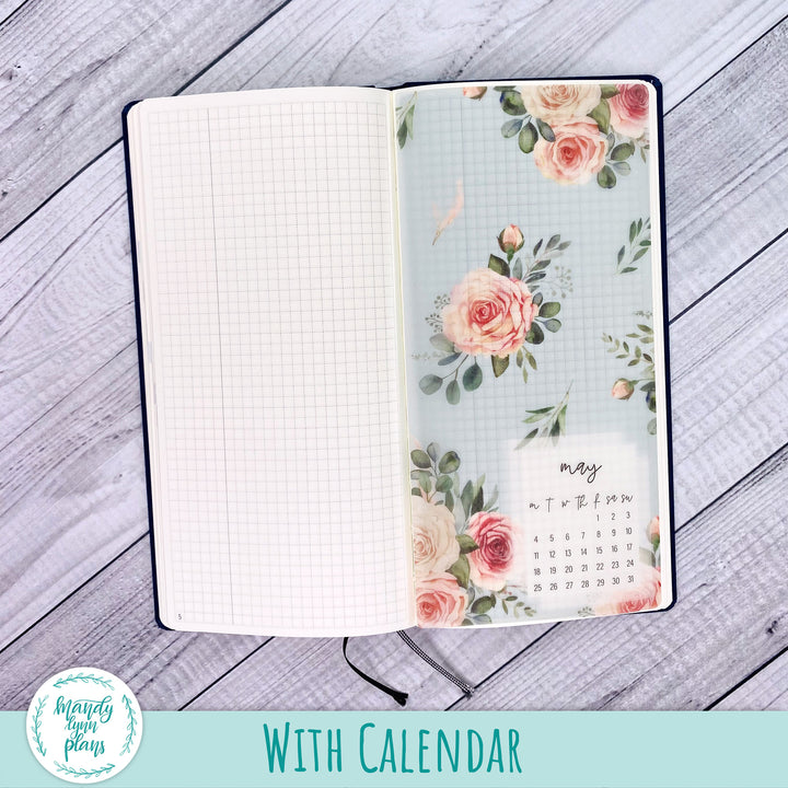 Pink Rosettes Vellum || 362