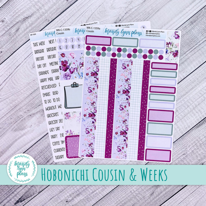 Weekly Kit || Hobonichi Cousin and Weeks || Ardent Botanicals || 359