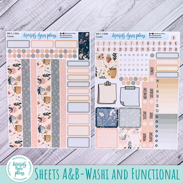 Weekly Kit || Hobonichi Cousin and Weeks || Positivi-tea || 360