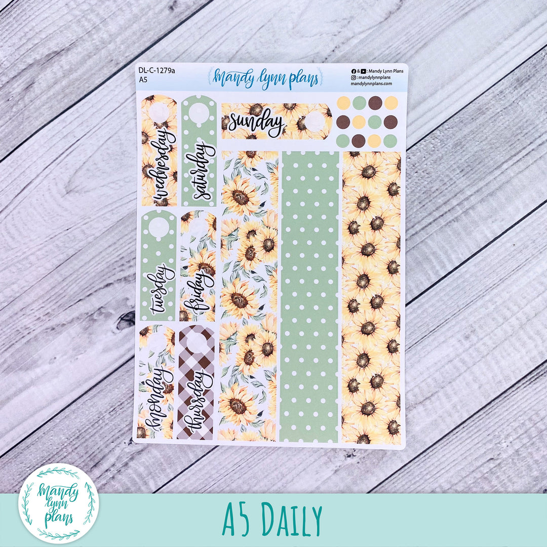 A5 Daily Kit || Sunflower Patch || DL-C-1279