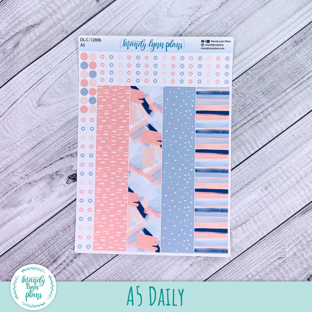 A5 Daily Kit || Navy Blush || DL-C-1280