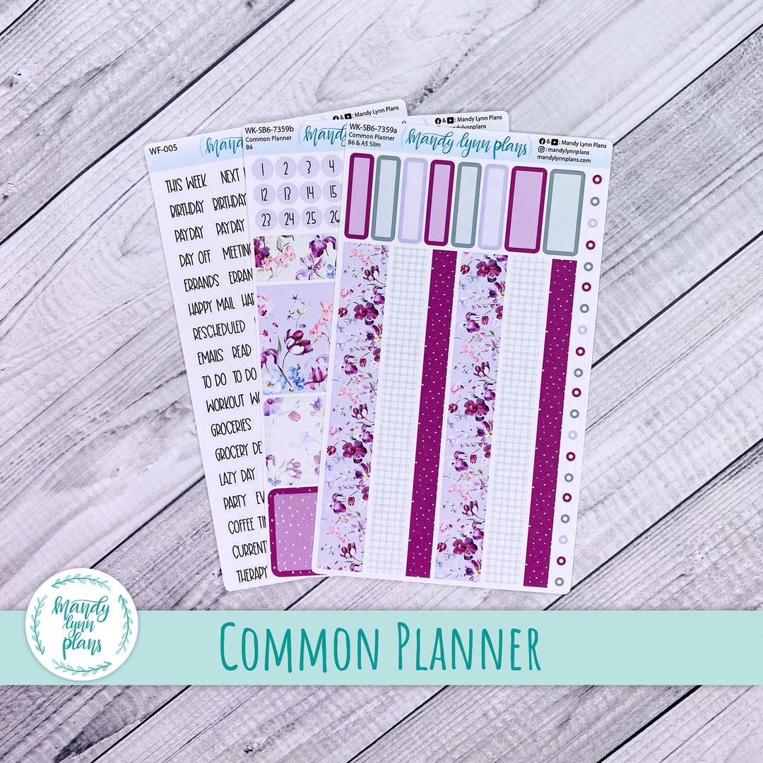 Weekly Kit || Sterling Ink Common Planners || Ardent Botanicals || 359