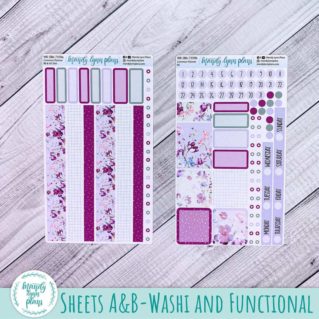 Weekly Kit || Sterling Ink Common Planners || Ardent Botanicals || 359