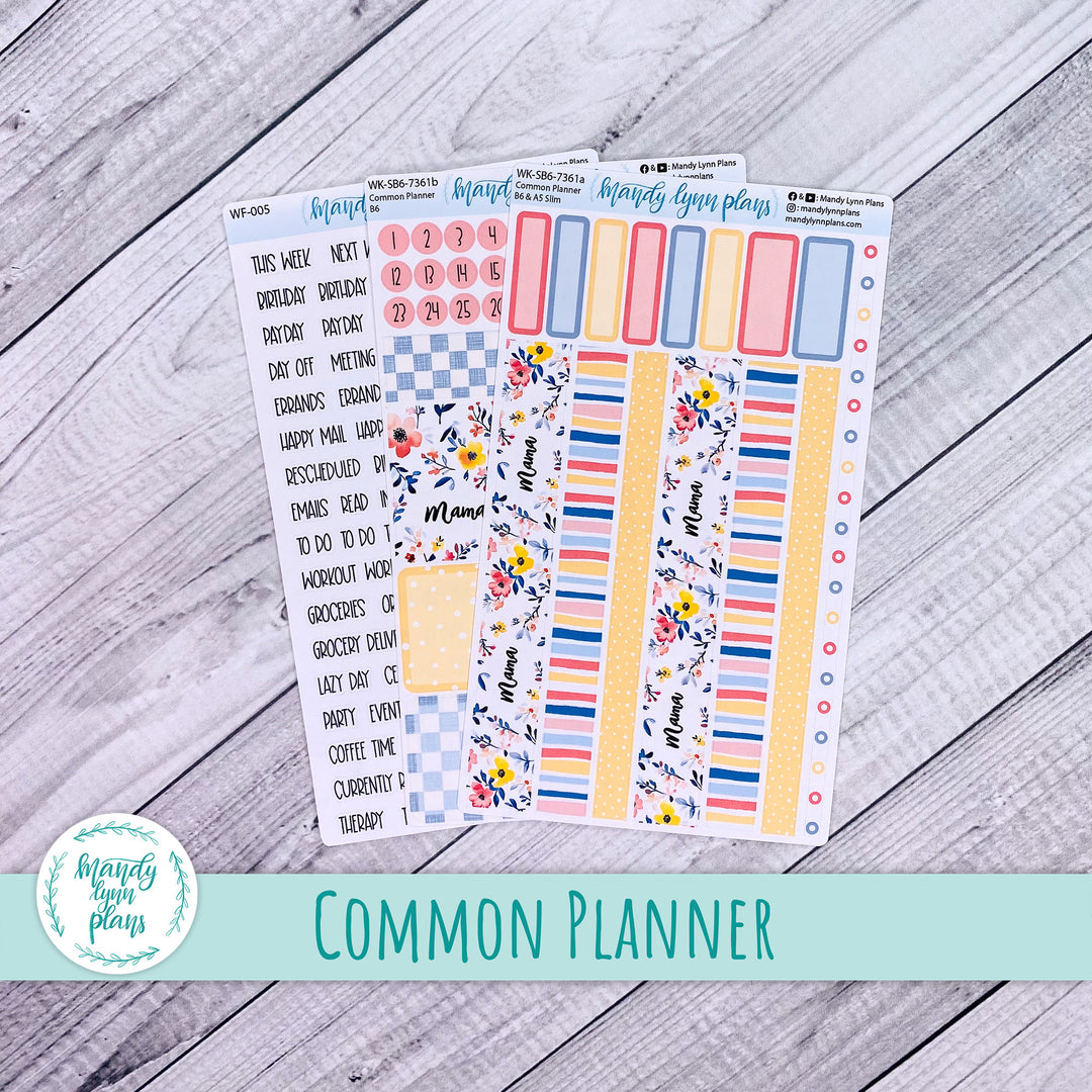 Weekly Kit || Sterling Ink Common Planners || Mama's Blossoms || 361