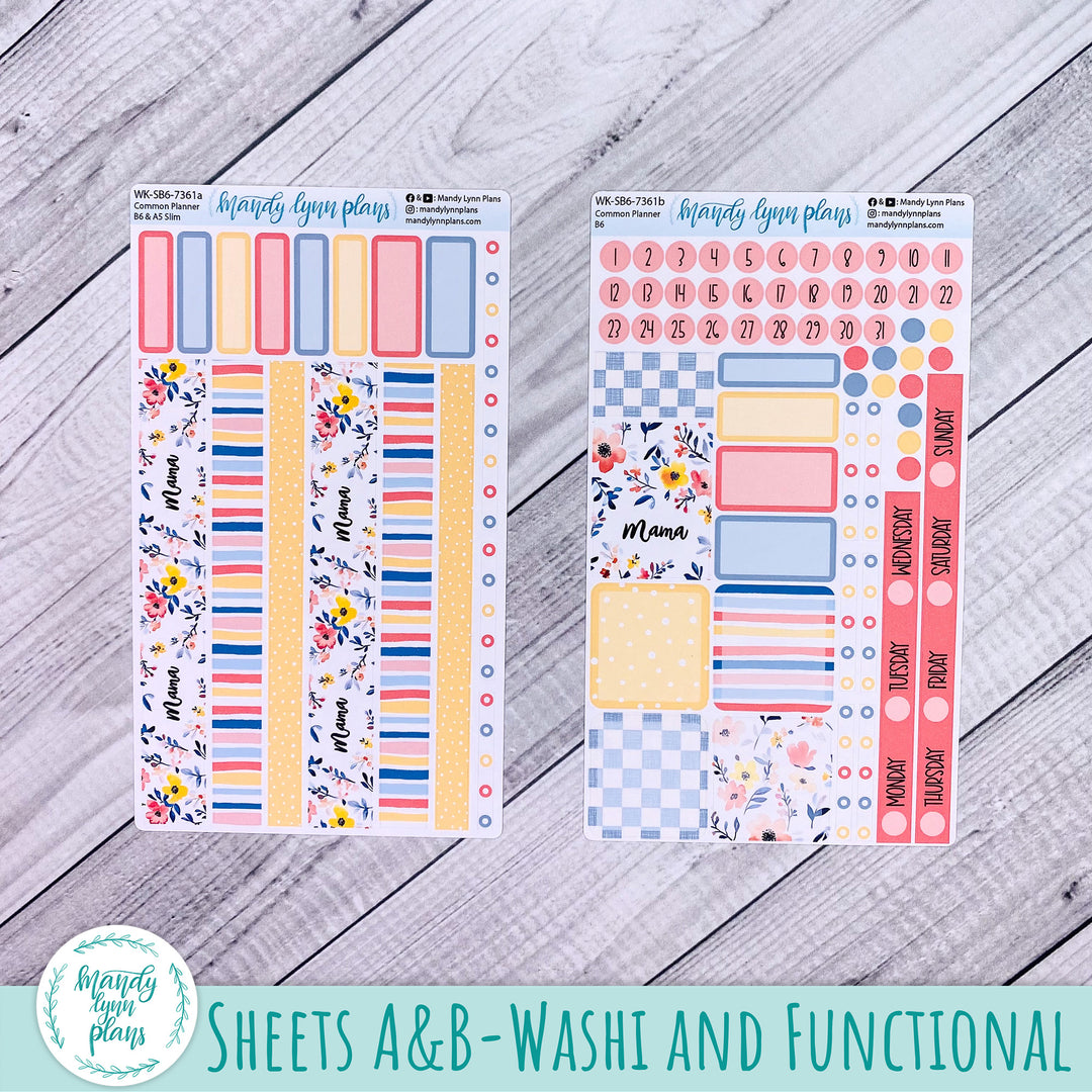 Weekly Kit || Sterling Ink Common Planners || Mama's Blossoms || 361