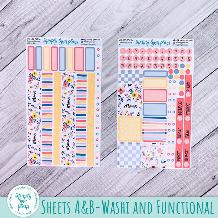 Weekly Kit || Sterling Ink Common Planners || Mama's Blossoms || 361