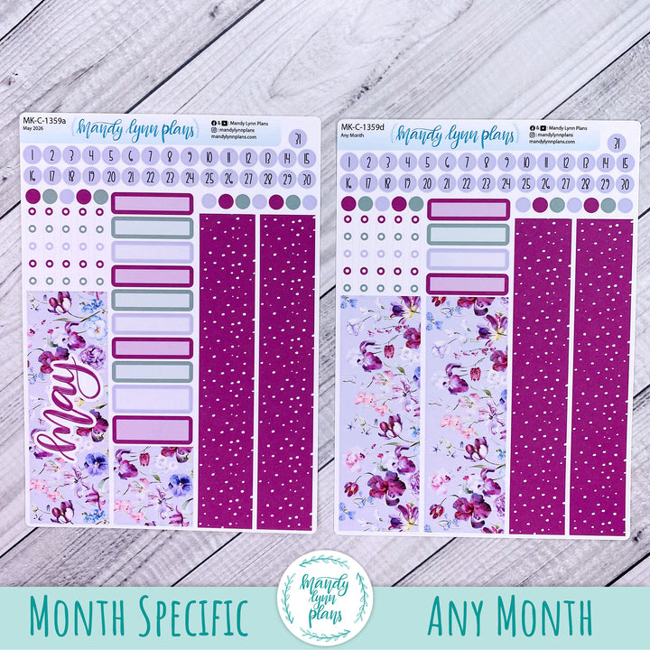 May 2026 or Any Month Monthly Kit || Hobonichi Cousin, Weeks, A6 || Ardent Botanicals || 359