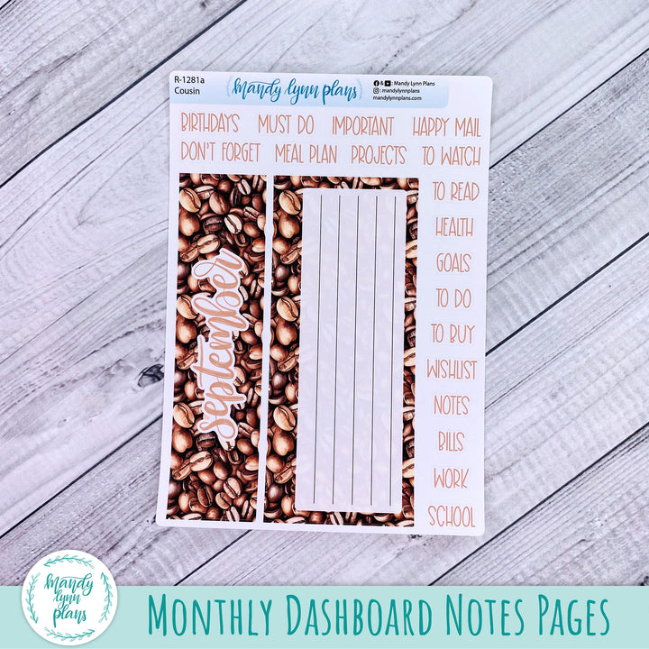 September Hobonichi Cousin Dashboard || Java || R-1281