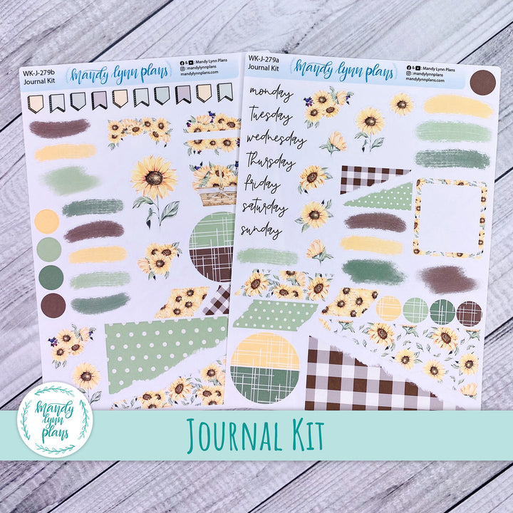 Sunflower Patch Journal Kit || WK-J-279