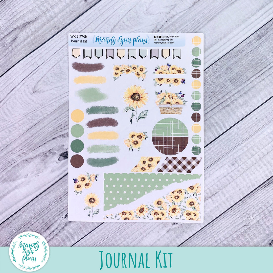 Sunflower Patch Journal Kit || WK-J-279