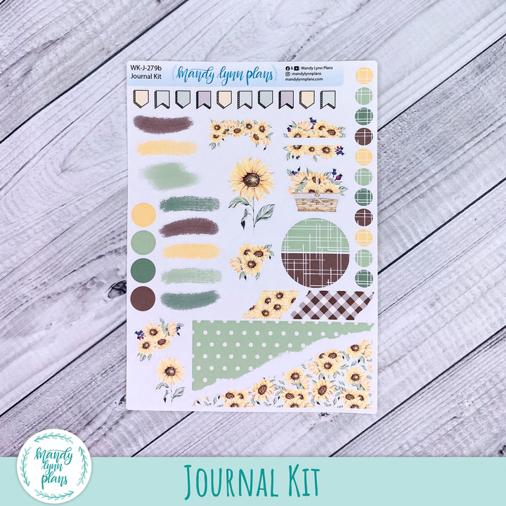 Sunflower Patch Journal Kit || WK-J-279