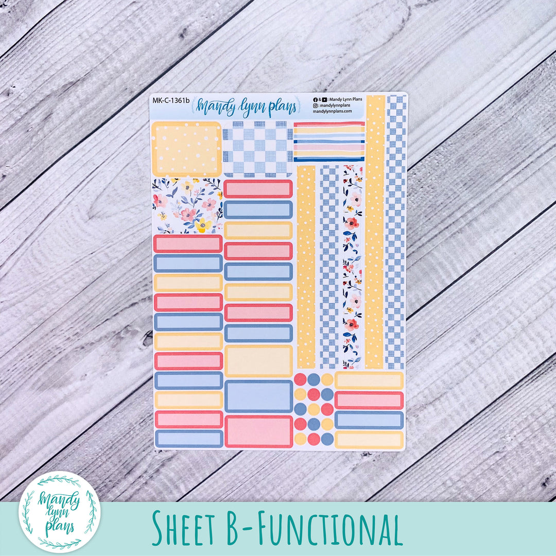 May 2026 or Any Month Monthly Kit || Hobonichi Cousin, Weeks, A6 || Mama's Blossoms || 361