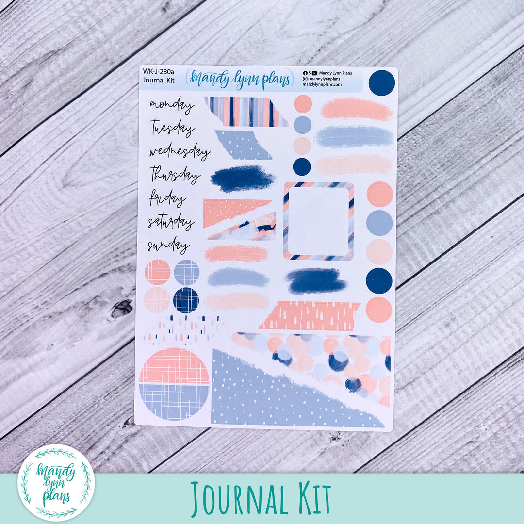 Navy Blush Journal Kit || WK-J-280