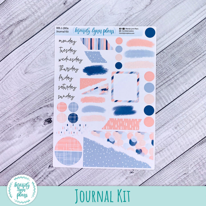 Navy Blush Journal Kit || WK-J-280