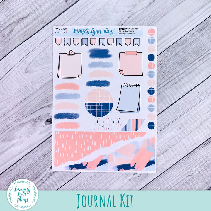 Navy Blush Journal Kit || WK-J-280