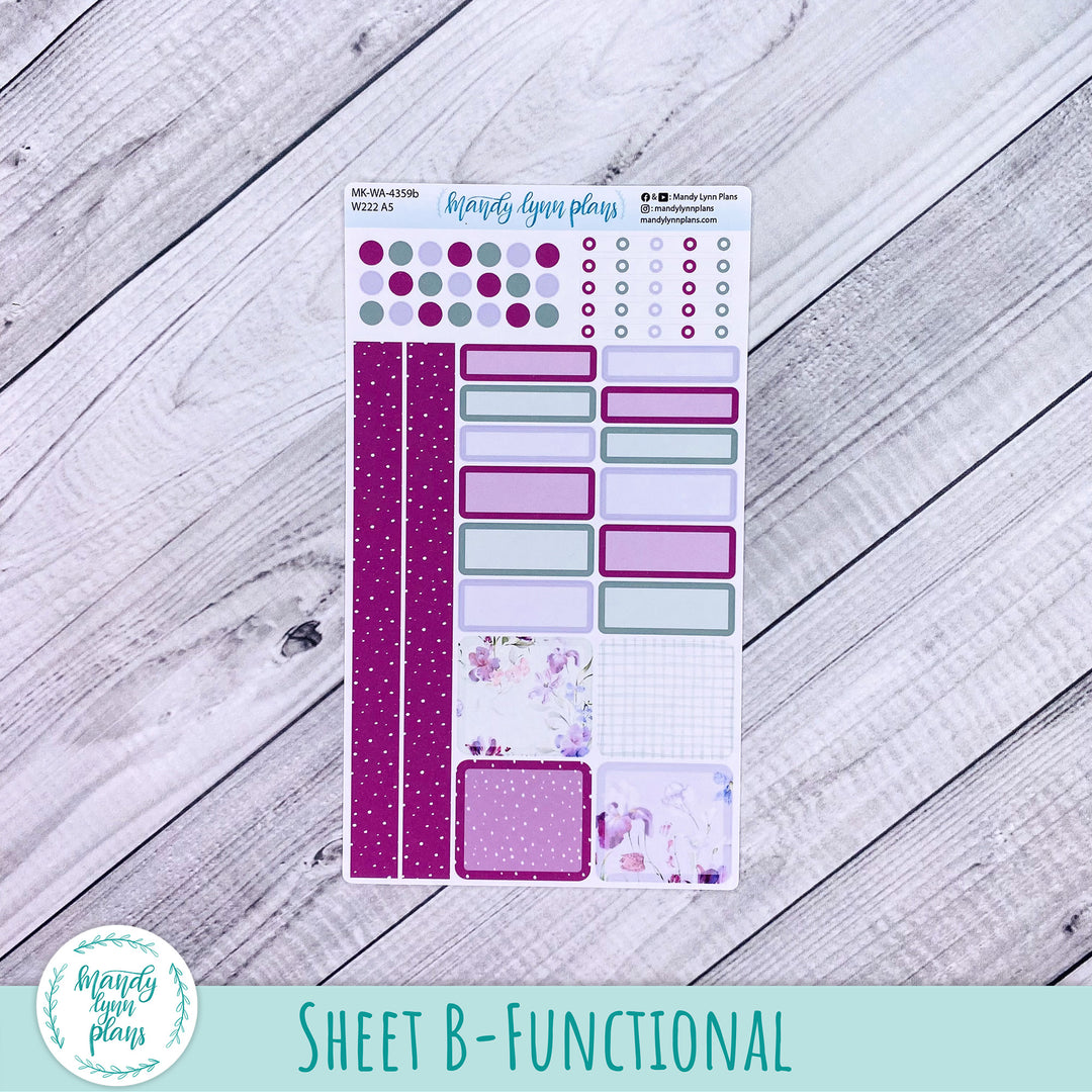 May 2026 or Any Month Monthly Kit || Wonderland 222 A5, B6, A6 || Ardent Botanicals || 359