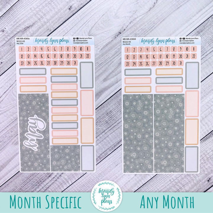 May 2026 or Any Month Monthly Kit || Wonderland 222 A5, B6, A6 || Positivi-tea || 360