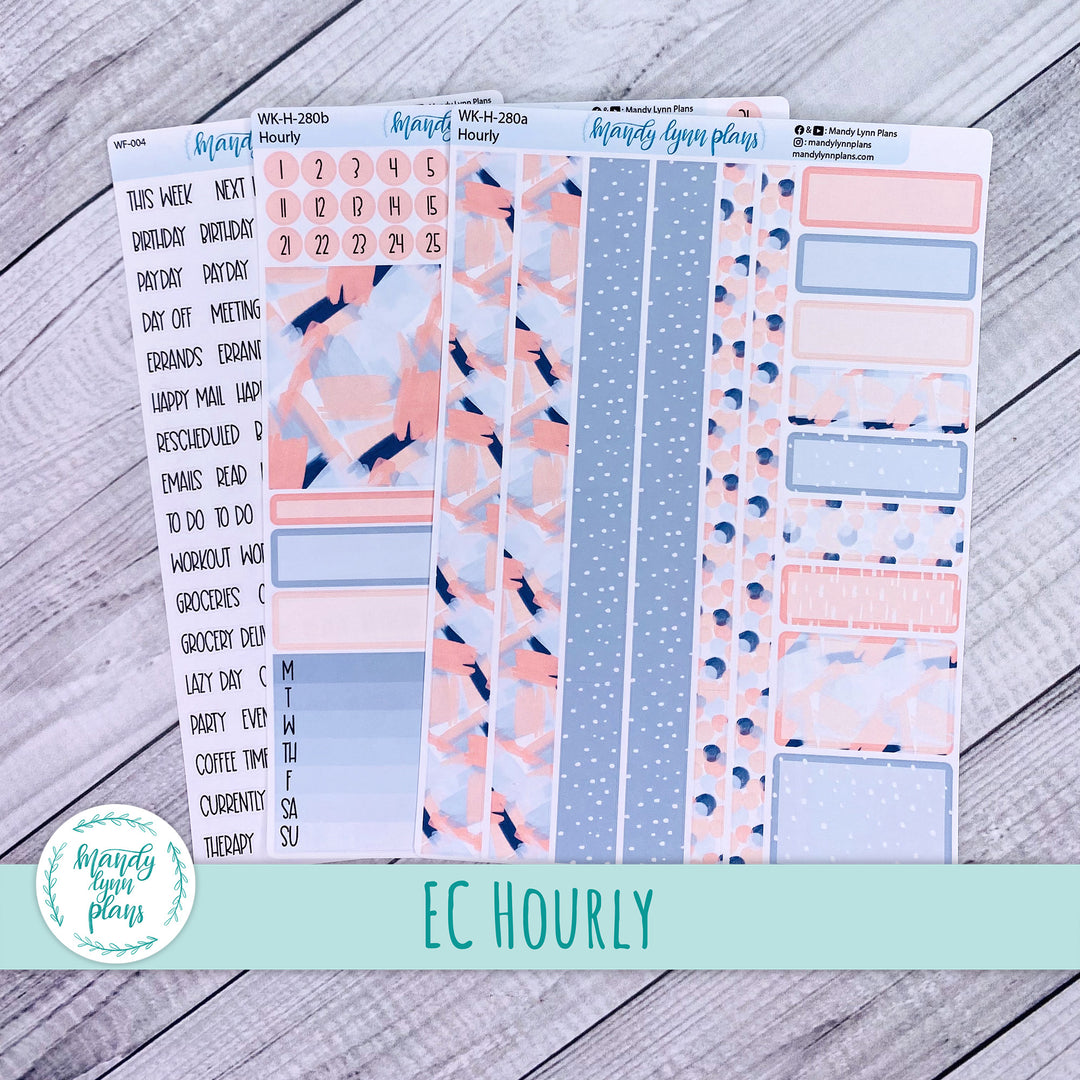 EC Hourly Weekly Kit || Navy Blush || WK-H-280