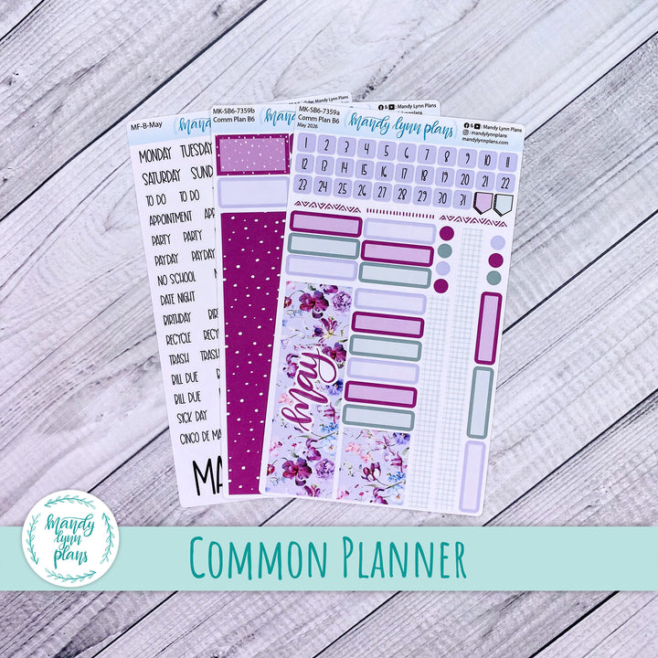 May 2026 or Any Month Monthly Kit || Sterling Ink A5, A5 Slim, B6, B6 Slim, N1, N2 Common Planner || Ardent Botanicals || 359