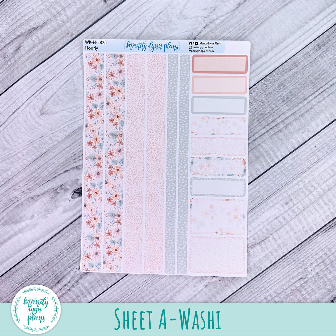 EC Hourly Weekly Kit || Misty Rose Floral || WK-H-282