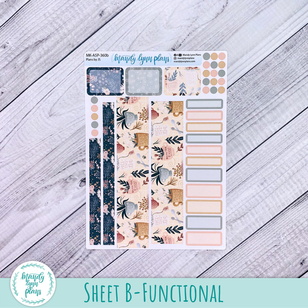 May 2026 or Any Month Monthly Kit || A5, B6, A6 Plans by Just Scribble || Positivi-tea || 360