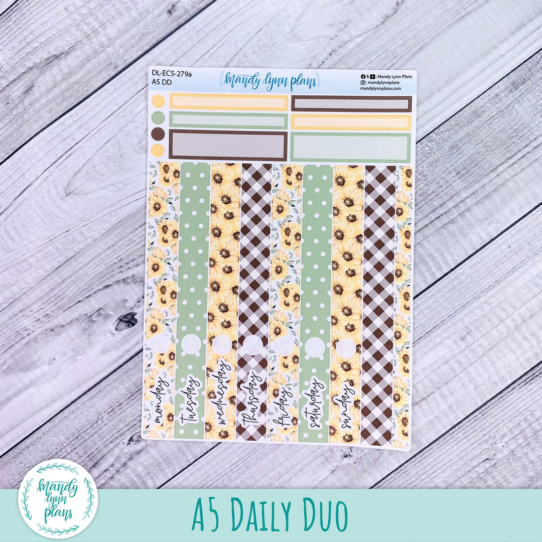 EC A5 Daily Duo Kit || Sunflower Patch || DL-EC5-279