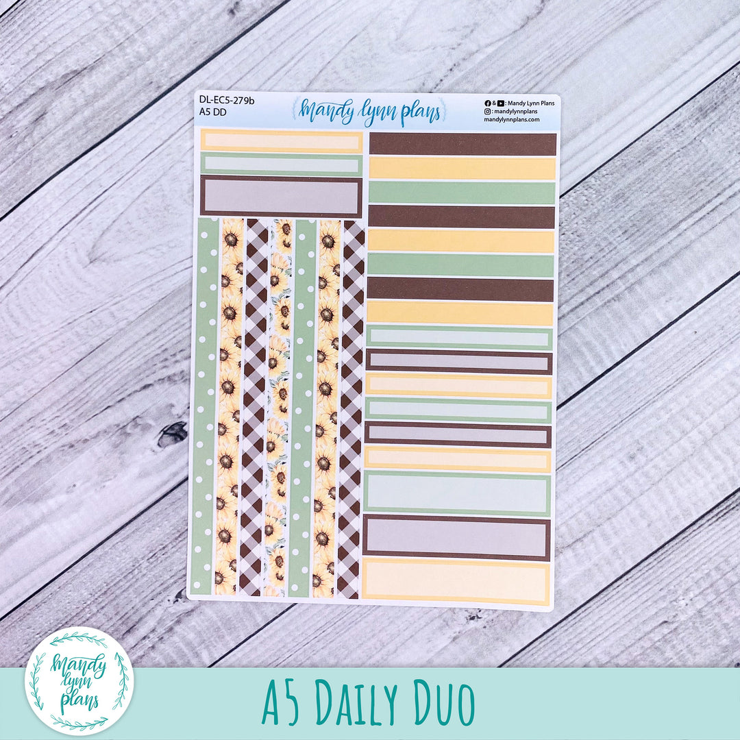 EC A5 Daily Duo Kit || Sunflower Patch || DL-EC5-279