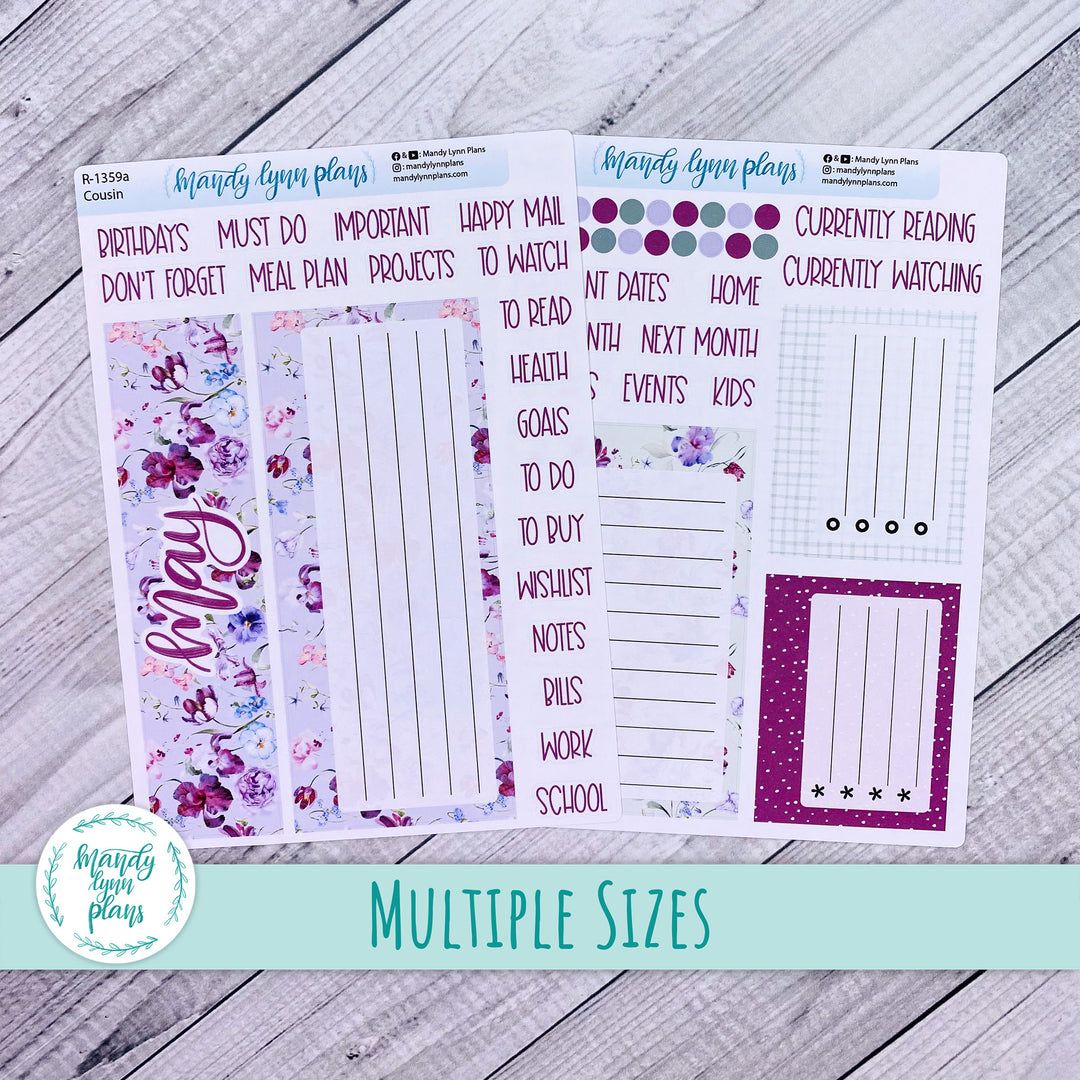 May Dashboard Kit || Hobonichi, Common Planner, Wonderland 222, Plans by Just Scribble || Ardent Botanicals || 359