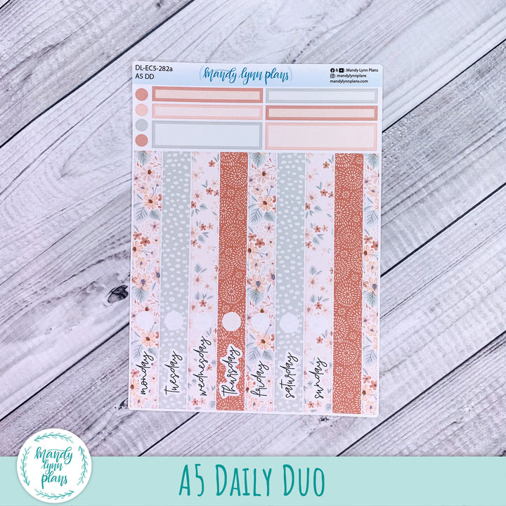 EC A5 Daily Duo Kit || Misty Rose Floral || DL-EC5-282