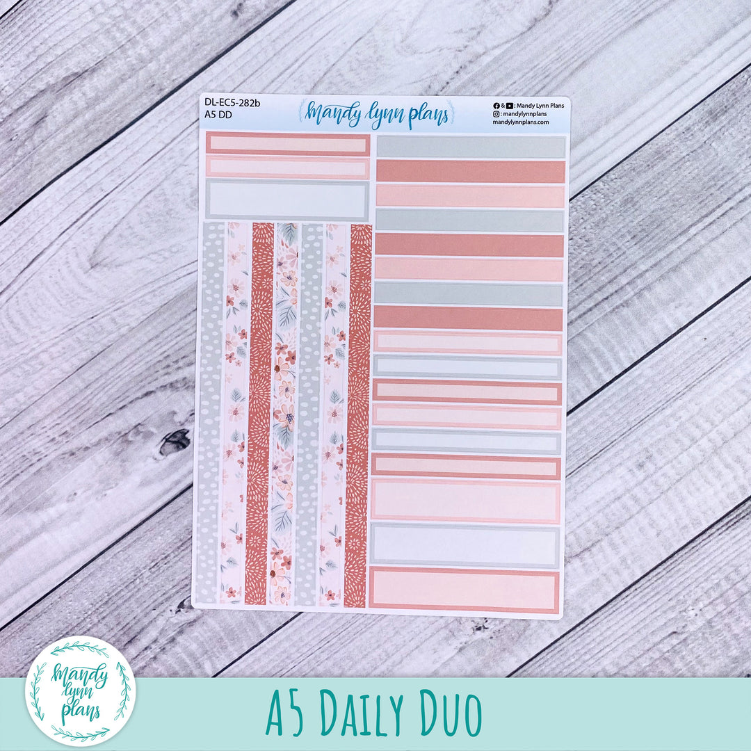 EC A5 Daily Duo Kit || Misty Rose Floral || DL-EC5-282