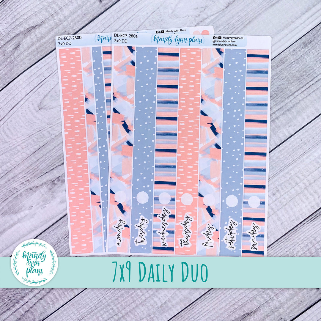 EC 7x9 Daily Duo Kit || Navy Blush || DL-EC7-280