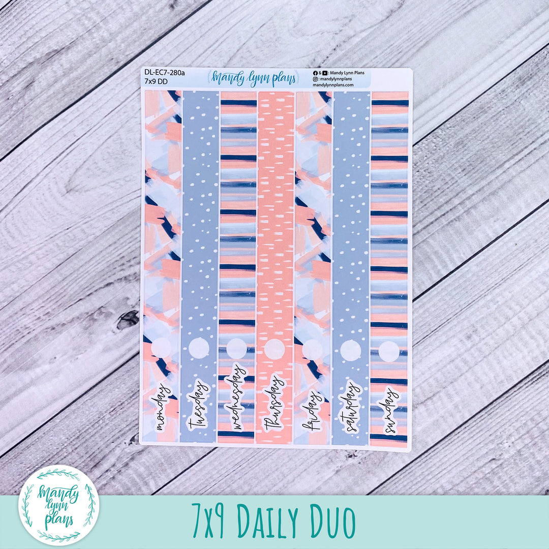 EC 7x9 Daily Duo Kit || Navy Blush || DL-EC7-280