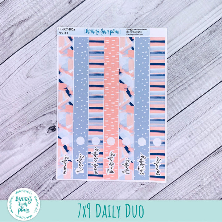 EC 7x9 Daily Duo Kit || Navy Blush || DL-EC7-280