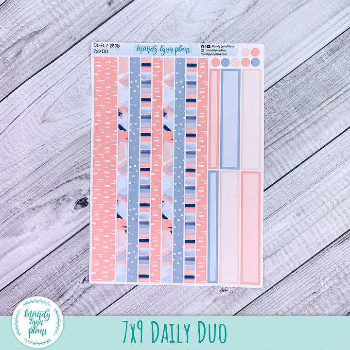 EC 7x9 Daily Duo Kit || Navy Blush || DL-EC7-280