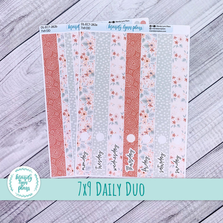 EC 7x9 Daily Duo Kit || Misty Rose Floral || DL-EC7-282