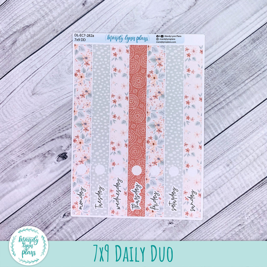 EC 7x9 Daily Duo Kit || Misty Rose Floral || DL-EC7-282