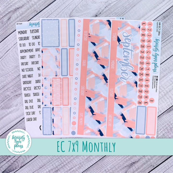 EC 7x9 September Monthly Kit || Navy Blush || MK-EC7-280