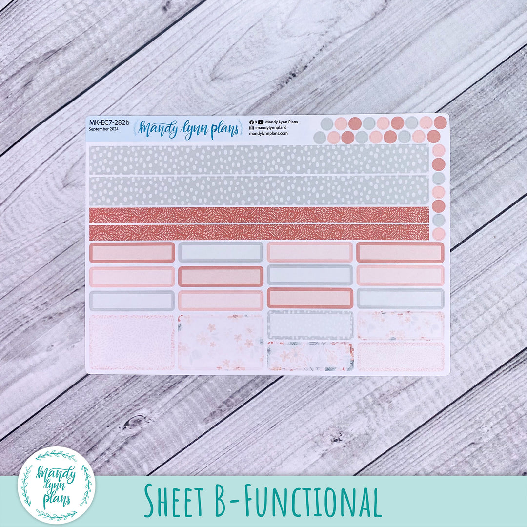 EC A5 September Monthly Kit || Misty Rose Floral || MK-EC5-282