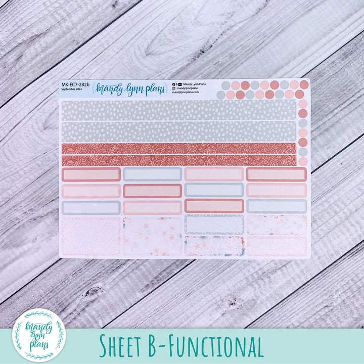 EC A5 September Monthly Kit || Misty Rose Floral || MK-EC5-282