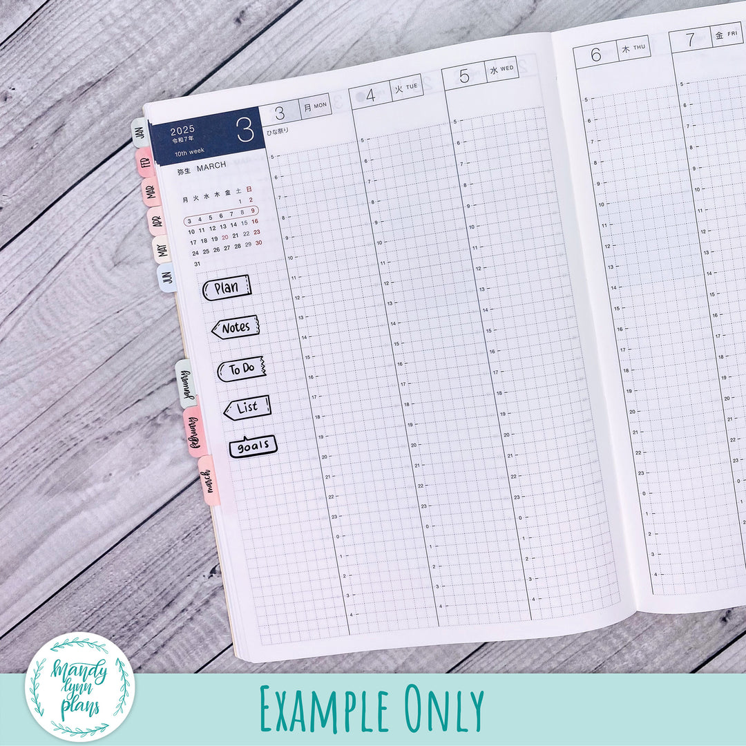 Black and White Script Doodles || Bullet Journal